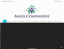 Tablet Screenshot of angelcompanions.net